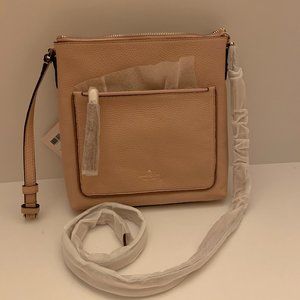 Kate Spade On Purpose Pale Pink Leather Crossbody NEW